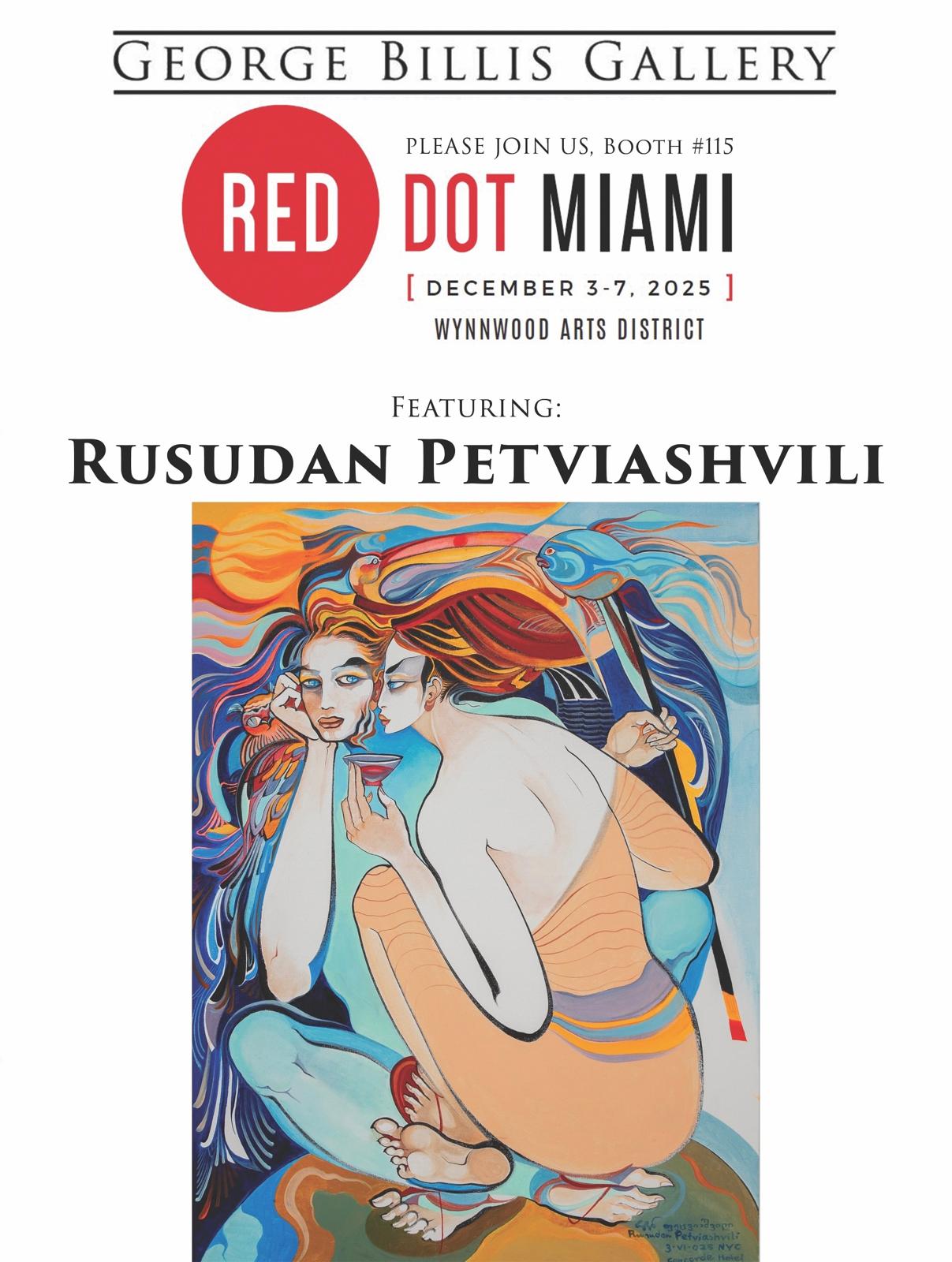 Rusudan's works at Red Dot Miami